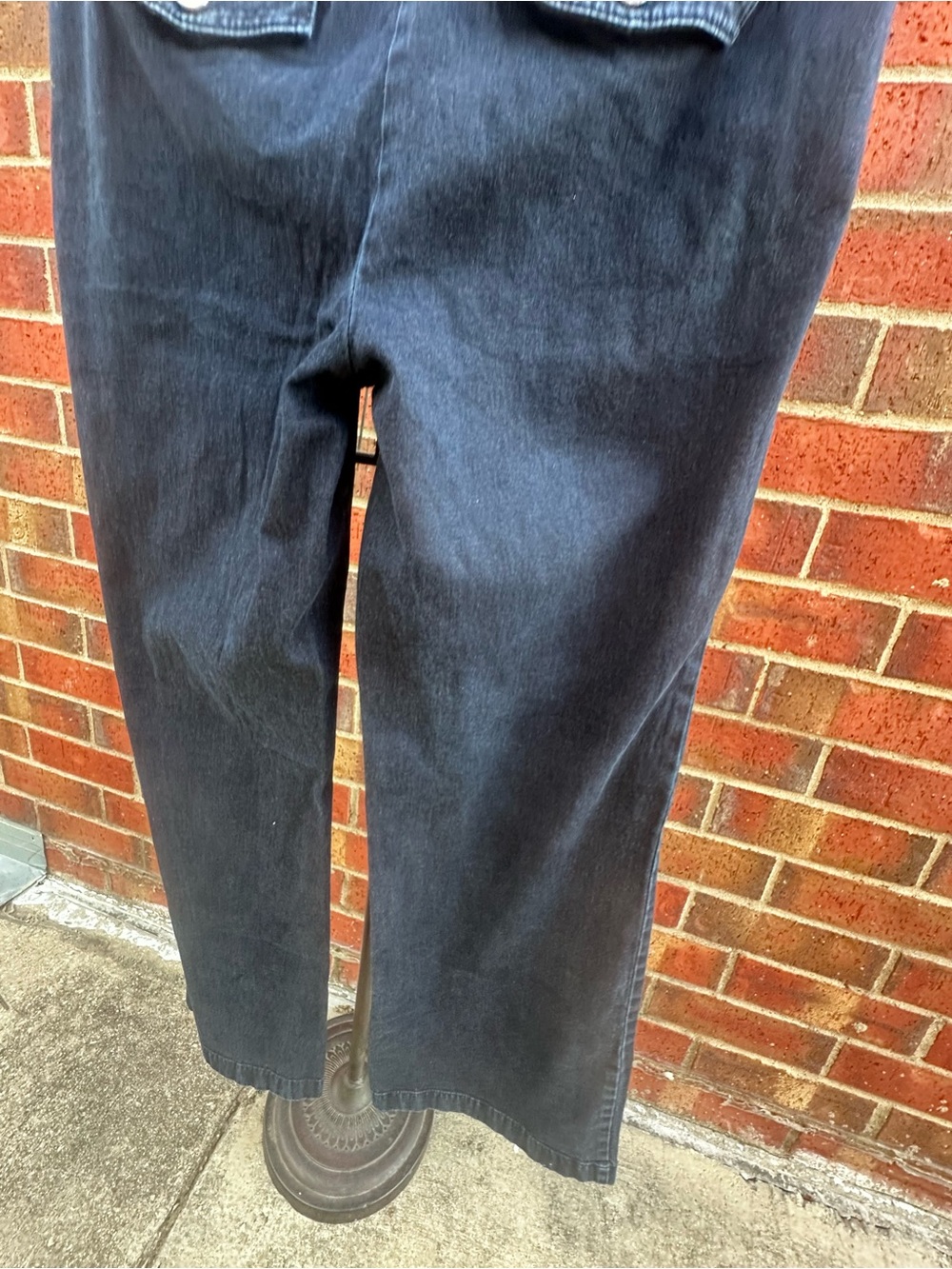 Ann Taylor Jeans Wide-Leg Denim Sailor Style Button Nautical Coastal Academia - Picture 14 of 16